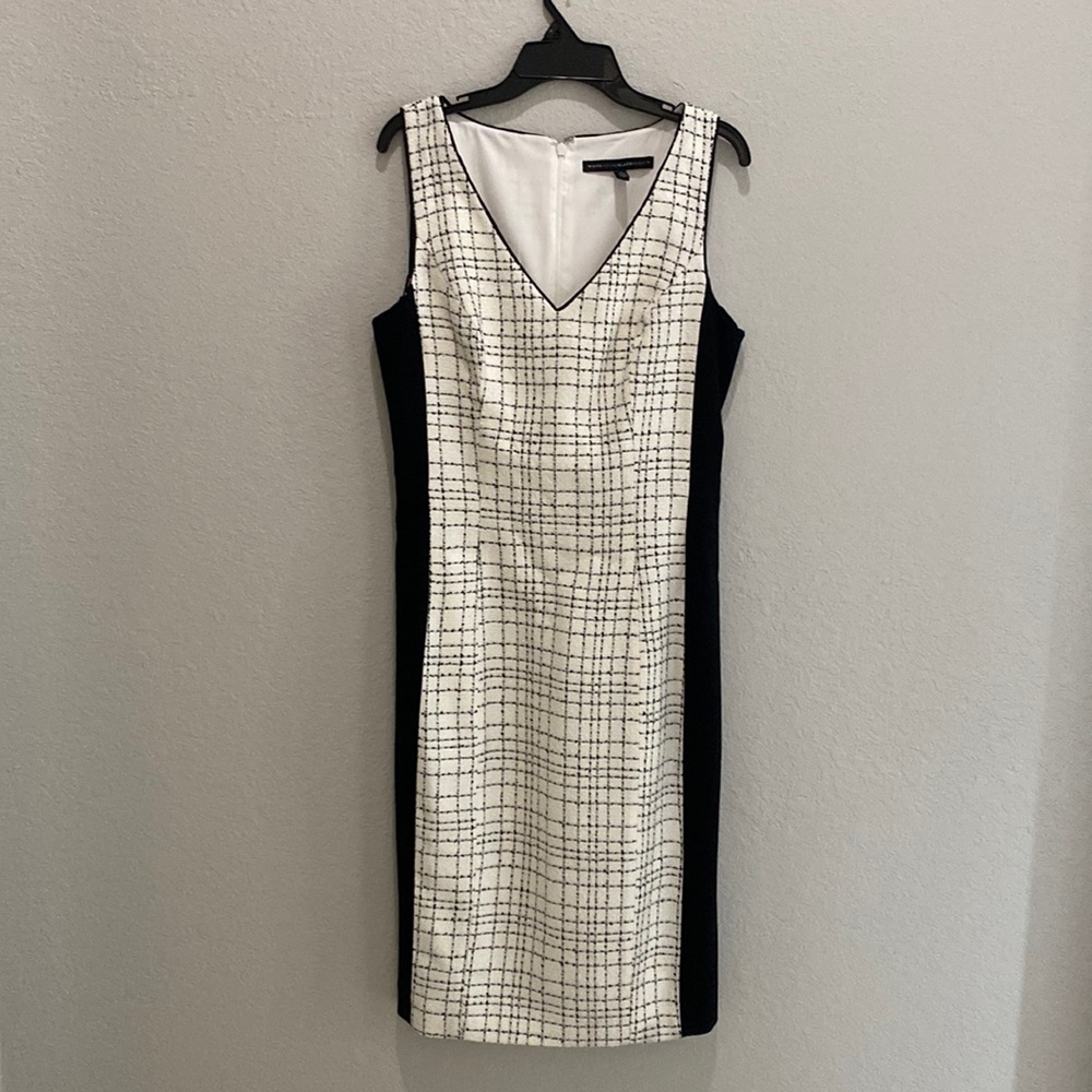 Worn ONCE!!  WHBM dress knee length. Size 2.